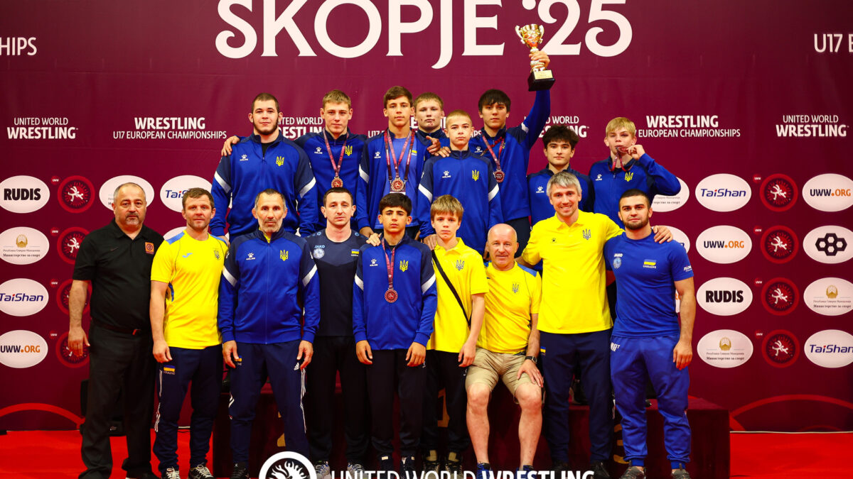 Вільники другі в командному заліку на ЧЄ U17
