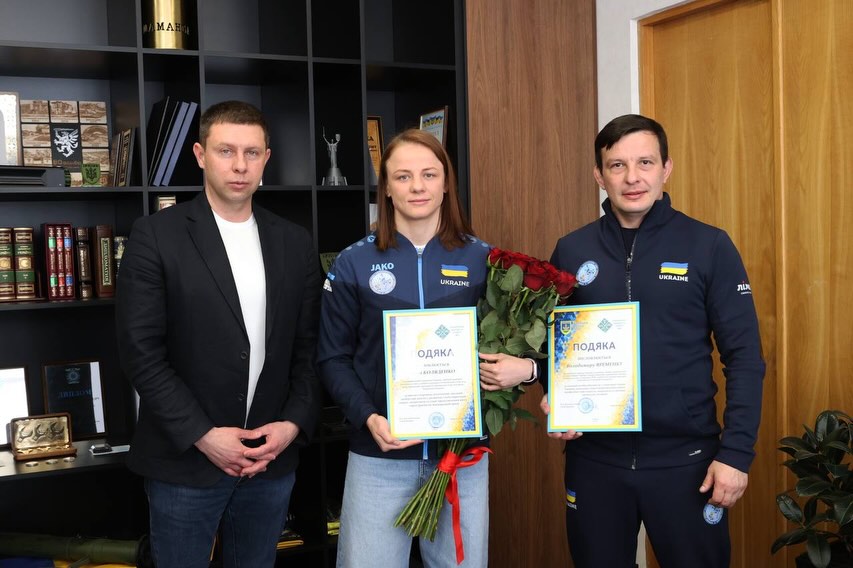 В областях відзначили чемпіонок Європи